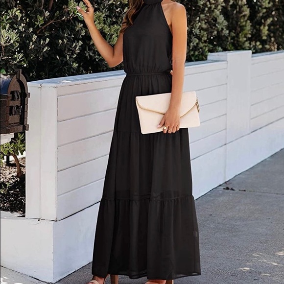 Dresses & Skirts - High neck maxi dress
